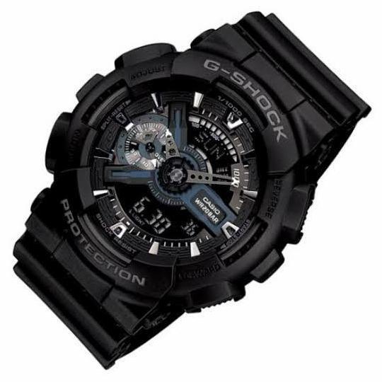 Watch- Casio G-Shock Ga-110-1B / Gshock Ga110 & Bergaransi