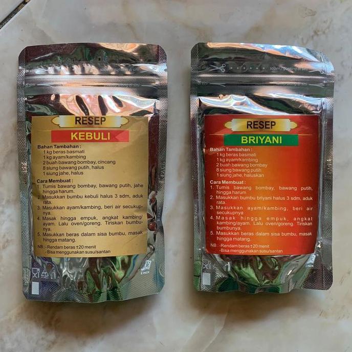 Food- New- Paket Beras Dan Bumbu Nasi Briyani Beras Basmati Bumbu Briyani