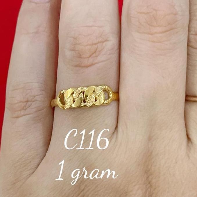 Tita- Cincin Rantai Tambang Model Rantai