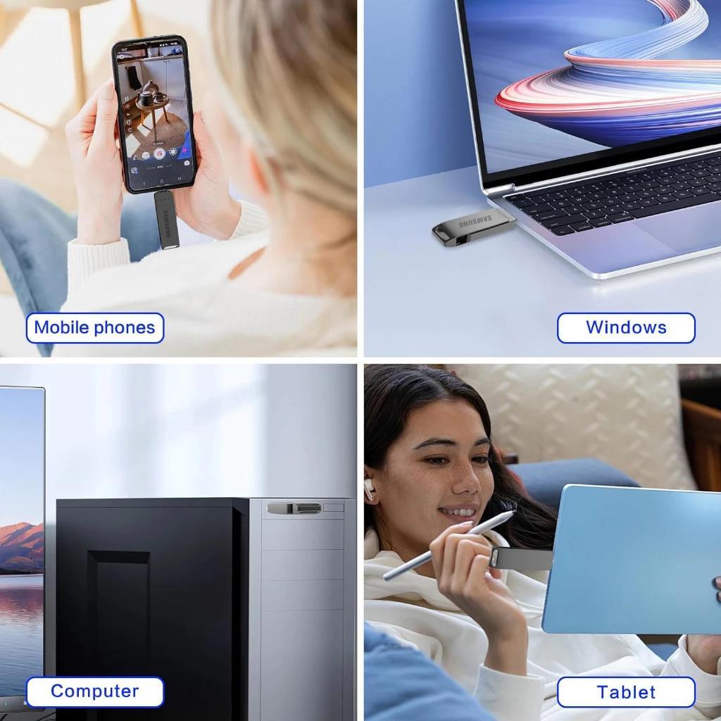 Samsung Type C Flashdisk Metal Mini Usb 3.0 High Speed Flash Drive 1Tb 2Tb Metal U Disk Free Micro