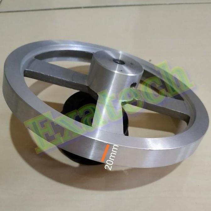 Roda bandsaw mini 8 inch as 19 mm pully bandsaw lebar jalur 20mm