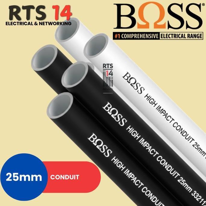 PIPA CONDUIT BOSS 25MM PUTIH / PIPA LISTRIK BOSS 25 MM