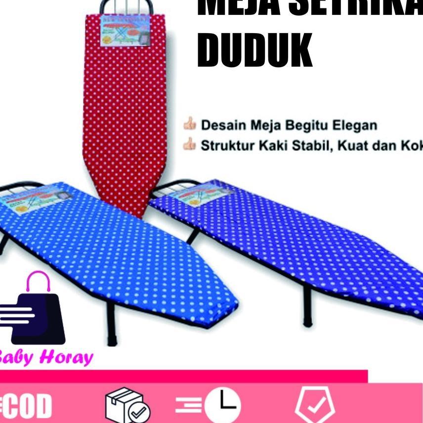Meja Setrika Duduk / Meja Setrikaan Lesehan / Alas Setrika Duduk