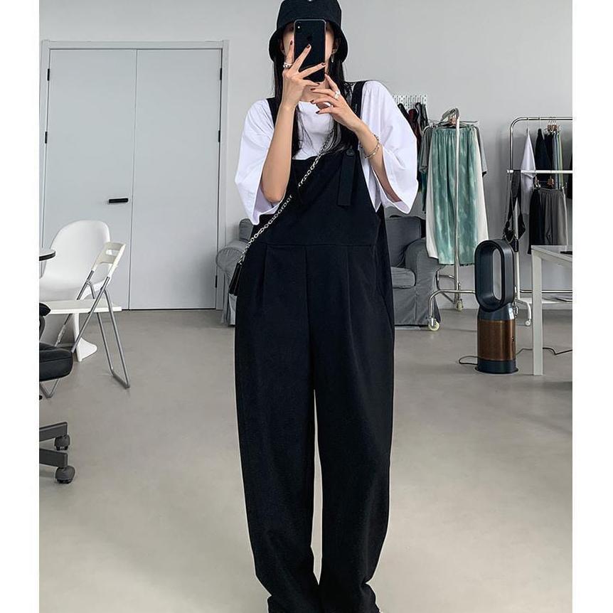 Jumpsuit Overall Longgar Unisex