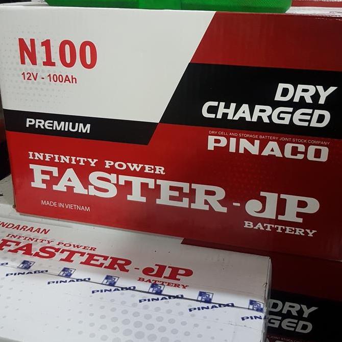 Aki 12v 100ah N100 Faster terlaris