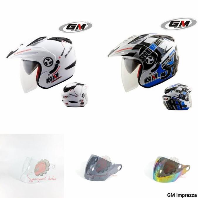 Metz- Kaca Helm Gm Imprezza Visor Helm Gm Imprezza