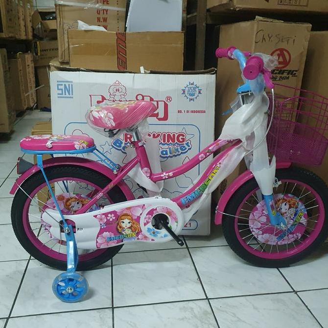 Promo Sepeda anak Mini Emerson 16 barbie Diskon