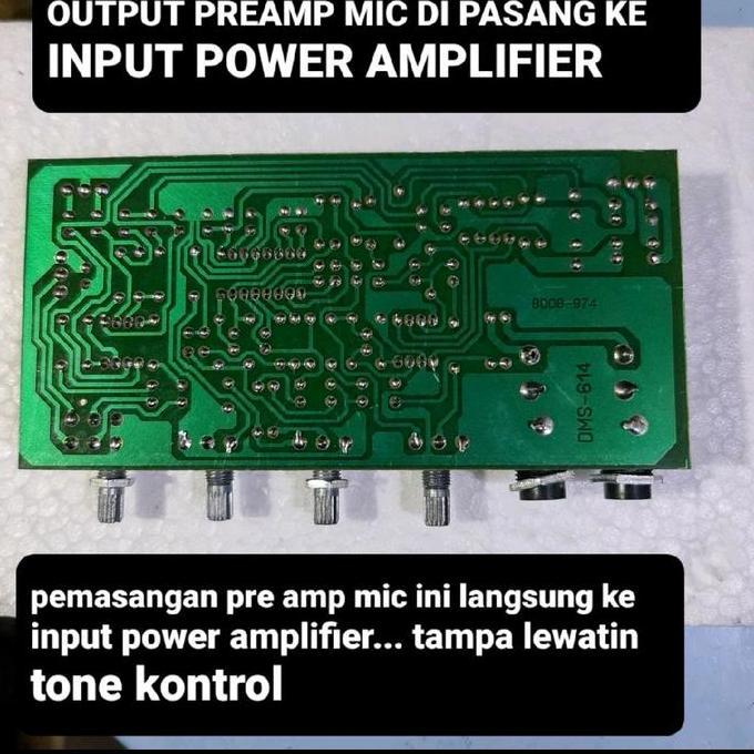 LINEAR DMS 614 KIT PCB MODULE MODUL PENGUAT AUDIO MIC ECHO DIGITAL ECHO REPEATER DMS 614 PLATINUM MI