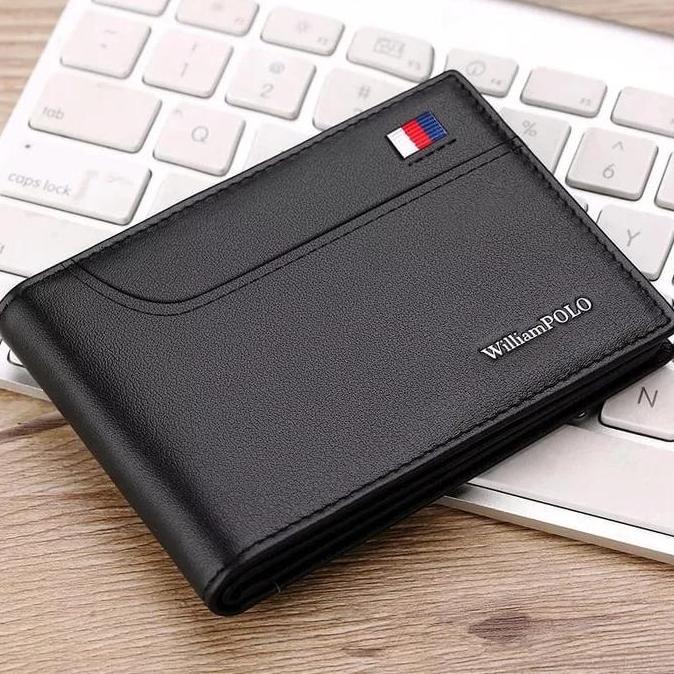 WilliamPOLO Dompet Lipat Pria Premium - Dompet Anak Laki dengan Desain Elegan dan Fungsi Praktis LB