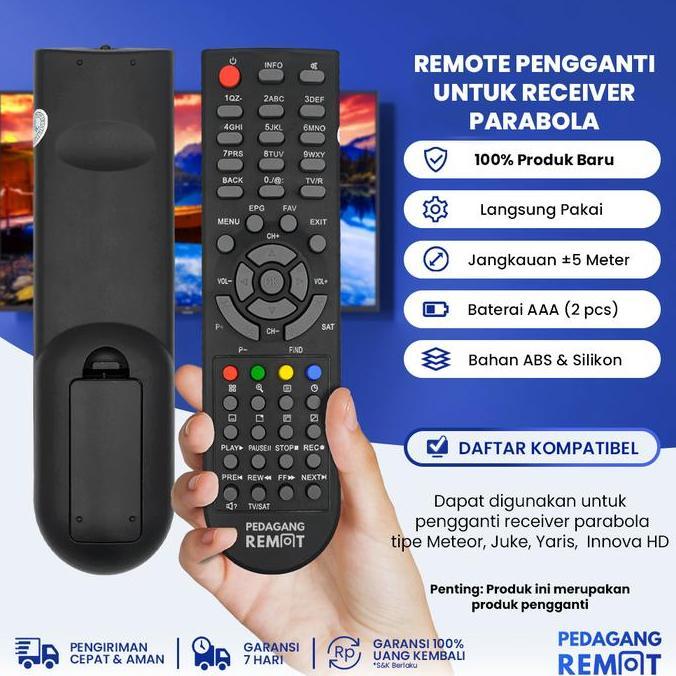 Remot Remote Receiver Tv Paola Venus Meteor