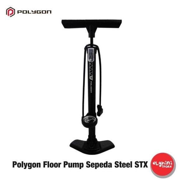 Promo Polygon Floor Pump Sepeda Steel STX Diskon