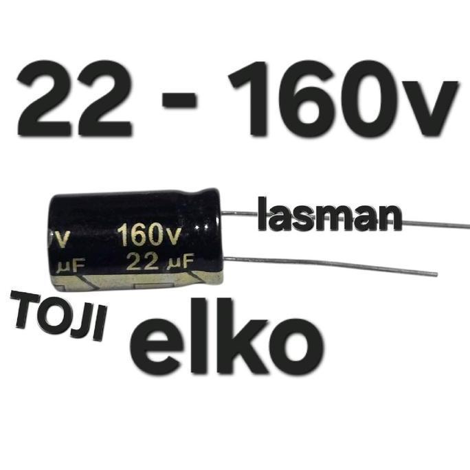 LINEAR ELKO ELCO ( 22UF 160V ) 22MIKRO 22 MIKRO UF 160 100V 100 V VOLT