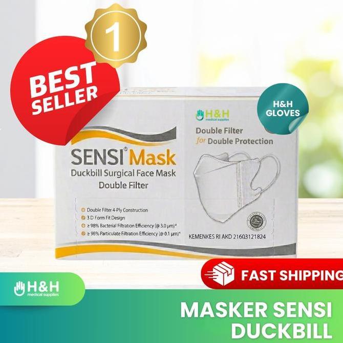HARGA DISC - Masker Sensi Duckbill / Masker Sensi / Masker Duckbill Sensi