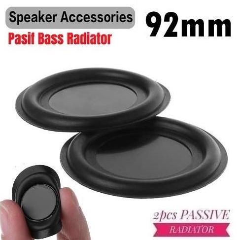 SC 2 PCS WOOFER VIBRATION MEMBRANE 92MM BASS RADIATOR PASSIVE SPEAKER DIY PASIF PENGUAT BASS SPIKER 