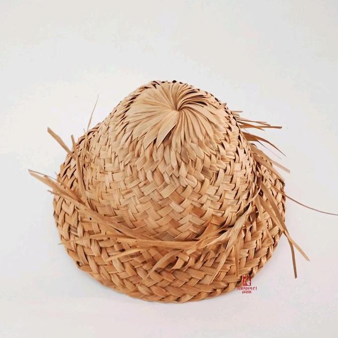 TOPI PETANI - TOPI PAK TANI - TOPI ANYAMAN KELAPA - TOPI PENATI BALI
