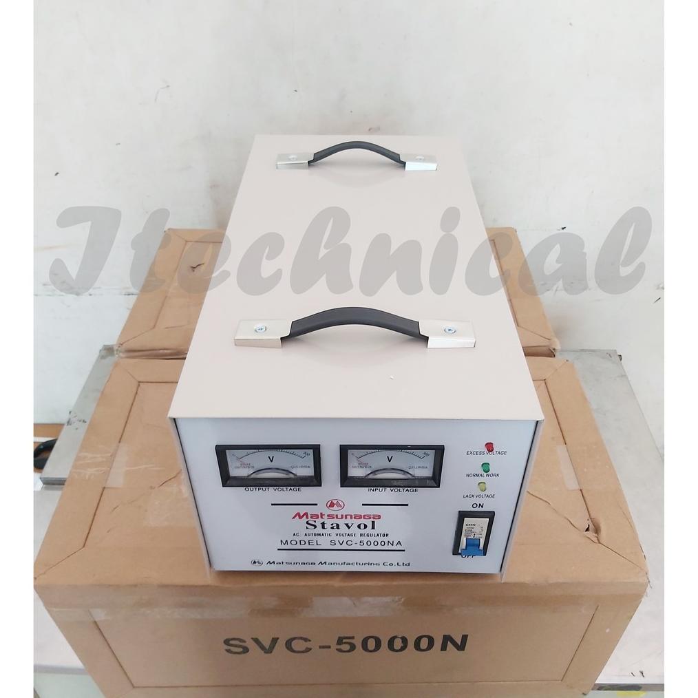 Stavolt SVC 5000W Matsunaga / Stabilizer SVC 5000VA MTS / 5000 Watt ORI