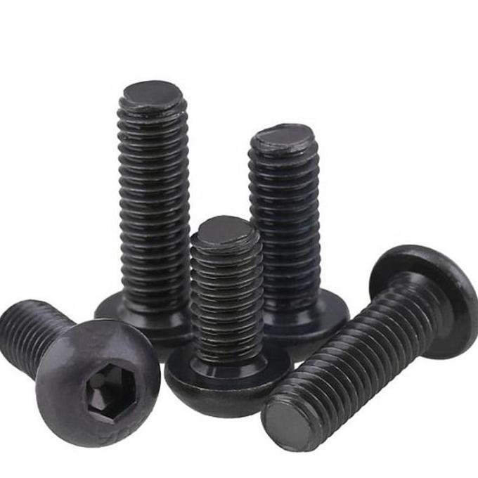 10PCS BAUT BUTTON M3 X 8 BUTTON CARBON STEEL HITAM BUTTON L M3X8 BAUT BUTTON M3X8 BAUT PAYUNG XX27