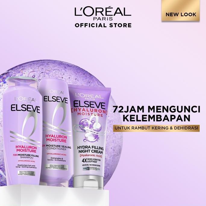 L'Oreal Paris Elseve Hyaluronic (Shampoo, Conditioner, Night Cream)