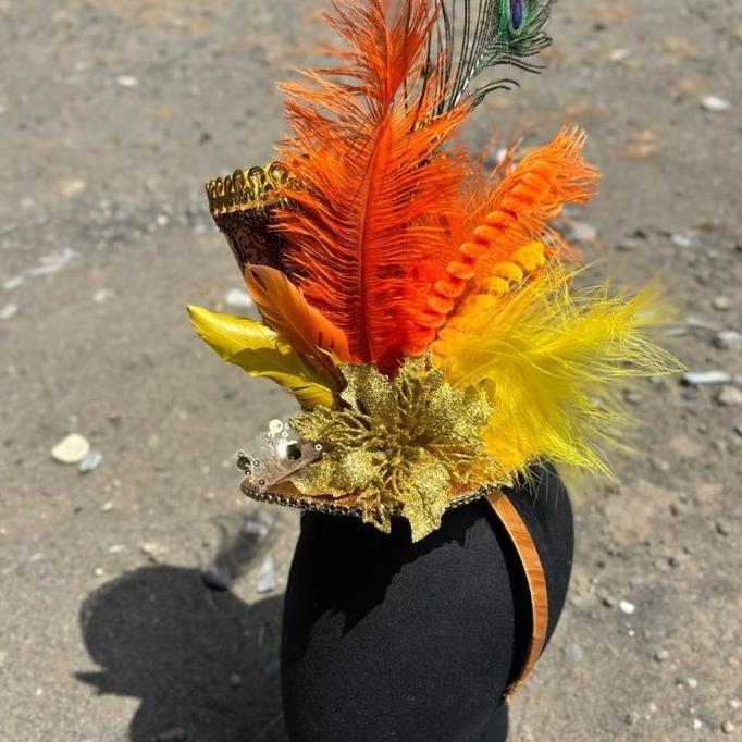TOPI MAYORET/hiasan mayoret/hiasan bulu mayoret