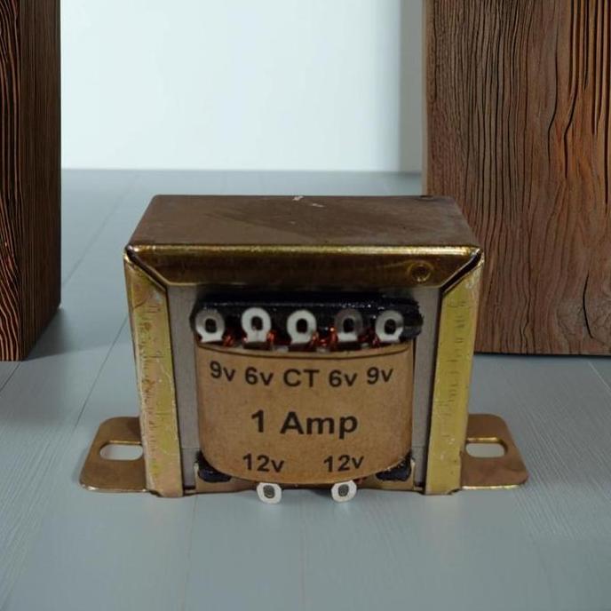 TRAFO TRONIC 1A SERI 07 CT-12V OUTPUT : CT 6V - 9V - 12V 1000MA 1 AMPER 12V CT