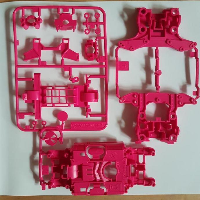 tamiya chasis msl pink original