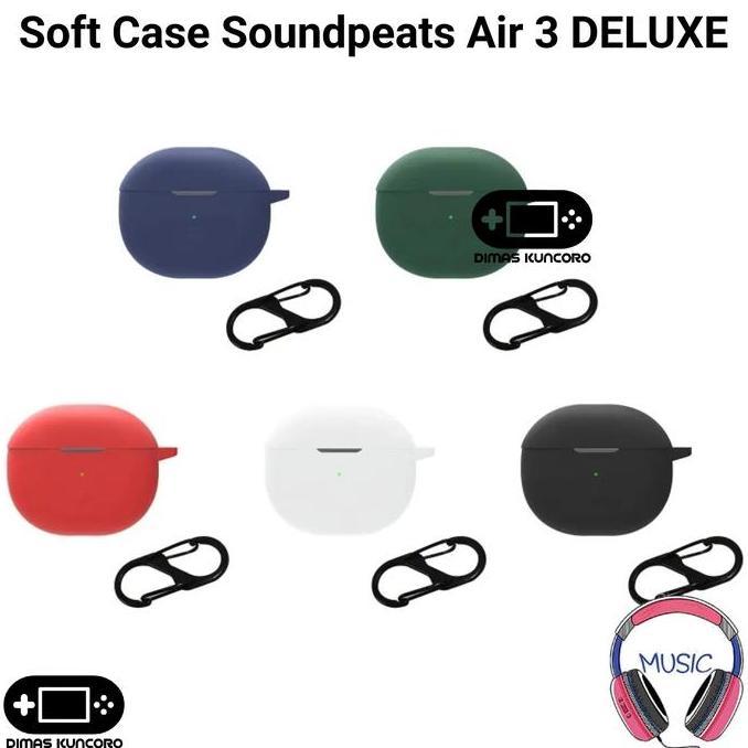 Soft Case Soundpeats Air 3 DELUXE silicone silikon air3 cover casing