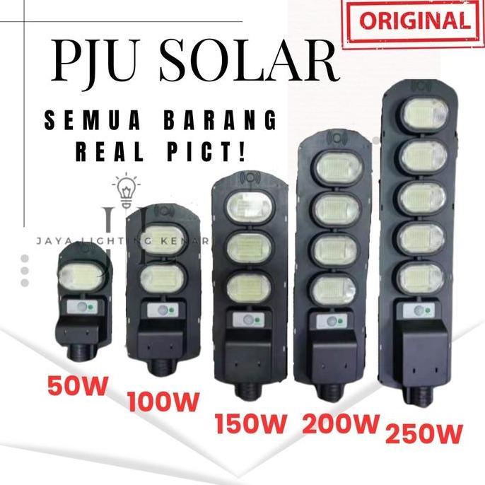 Lampu Jalan Led Solar 50 100 150 200 250 300 400W Watt Pju Solar Sell