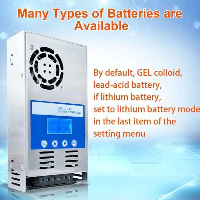 Scc Mppt 60A 60 A Solar Charge Controller 12V 24V 36V 48V