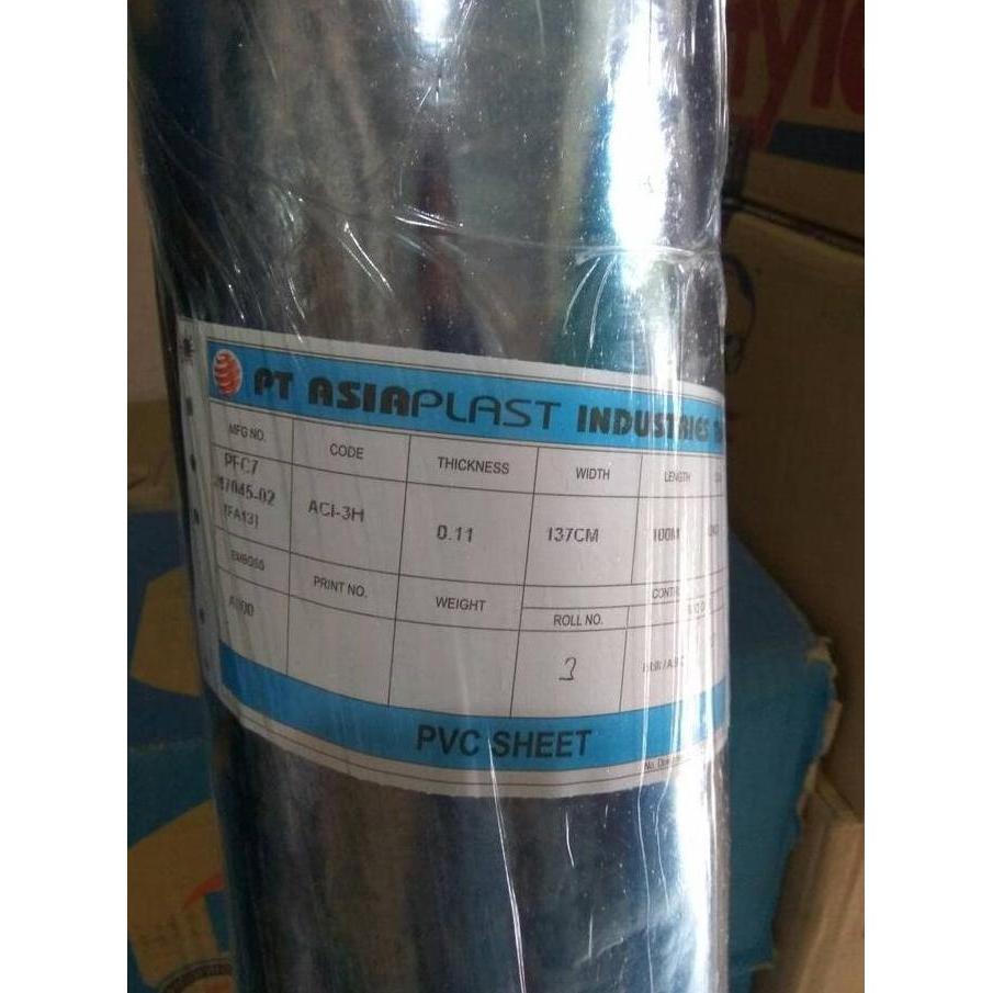 Shitx- Plastik Bening Tebal Roll / Plastik Mika Pvc Meteran