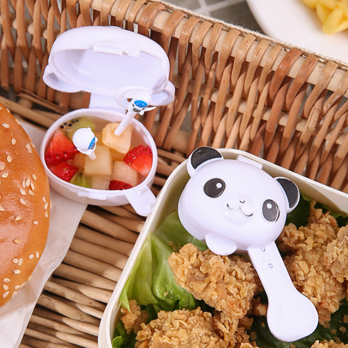 [ORGM] Perlengkapan Bekal Tempat Saus Panda Set 2pc Lucu Bekal Anak Kids Bento