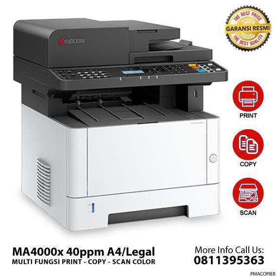 Mesin Fotocopy Printer Multifungsi Kyocera MA4x A4/F4 Folio