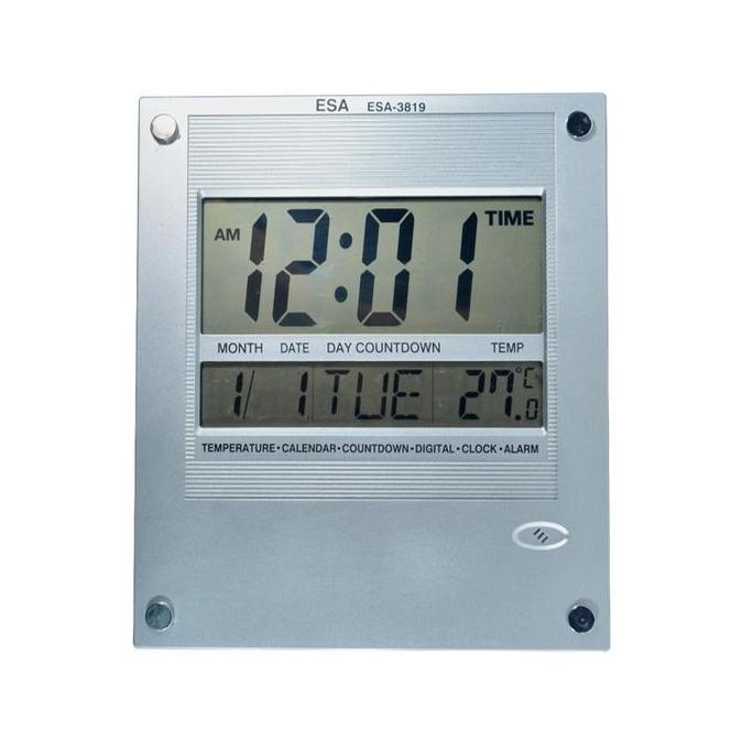 P2mo - Jam Dinding Digital CANTIK BATERAI 2 pcs