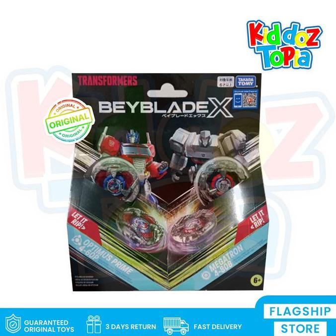 TAKARA TOMY Beyblade X S1 BXG36 BXG 36 Transformers Optimus Prime vs Megatron 982456 GLC