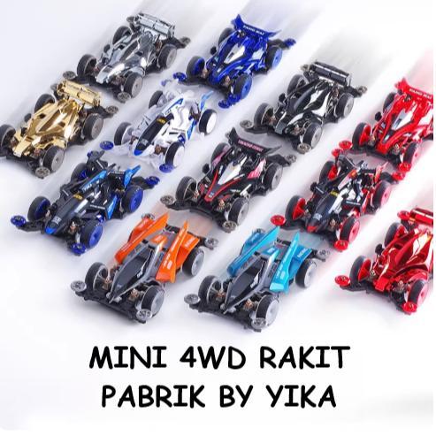 Ready Mobil Mainan Rep, Tamiya Mini 4wd Merk Yika Rakit Pabrik Model  Dyna Hawk Shooting Proud Star 