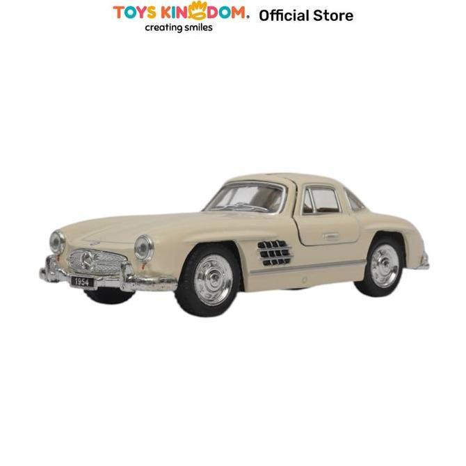 Toys Kingdom Top Gear Kinsmart 1:36 Diecast Mercedes Benz 300 SL 1954 Random Miniatur Mobil Koleksi 