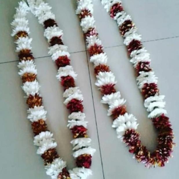 kalung bunga penyambutan asli