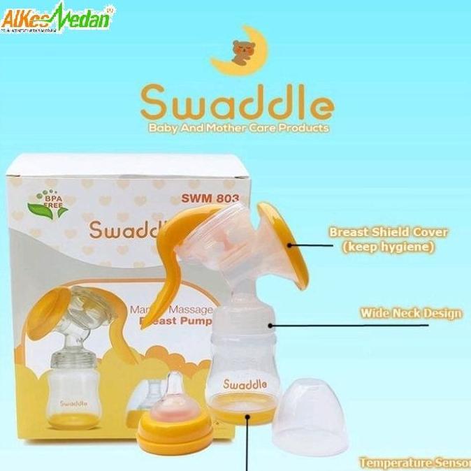 SWADDLE POMPA ASI MANUAL / STRONG SUCTION BREAST PUMP SWM 803