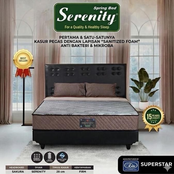 Kasur Springbed Elite Serenity Grand Superstar / Matras Elite Serenity