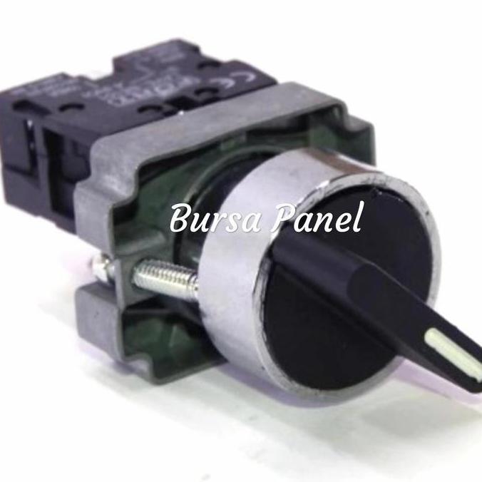 Selector Switch LAY5-BD53 22 mm 3 Posisi Spring Return