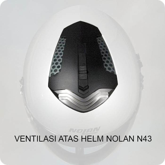 SALE - Panel Set Ventilasi Atas Helm Nolan N43
