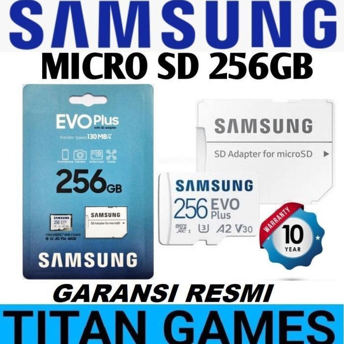 HARGA PABRIK - Micro SD 256GB - Micro SD 256GB EVO Plus Samsung MicroSD - MC 256GB