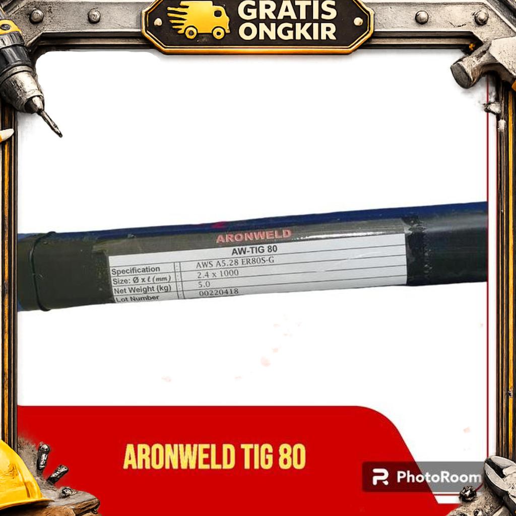 Kawat Las Aronweld Tig 80 | Aws Er80S-G | 2,4Mm