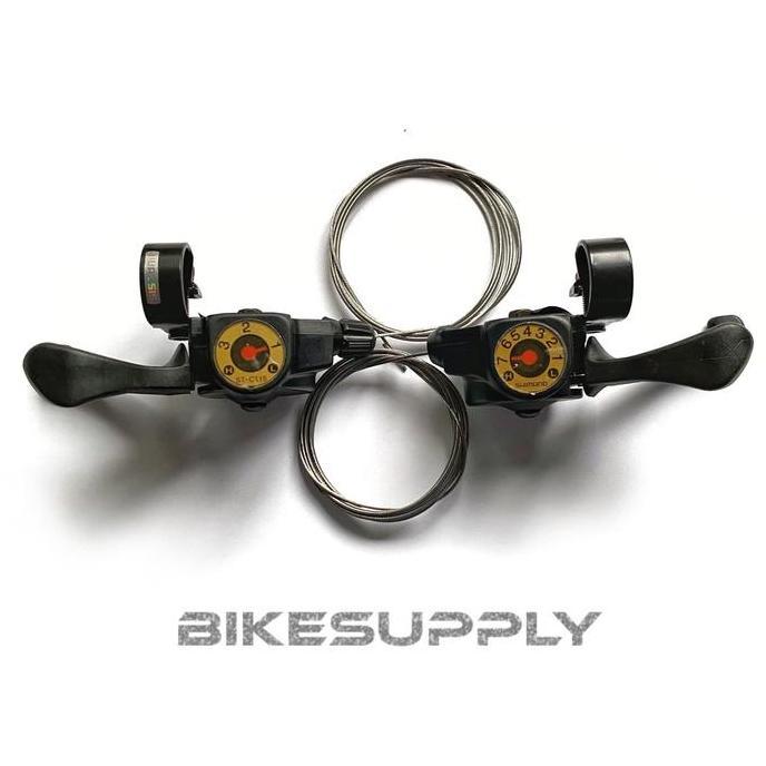 Promo Shifter Operan Sepeda Shimano Altus 3 x 7 Speed SC - CT15 Via Japan Vintage NOS Jadul Diskon