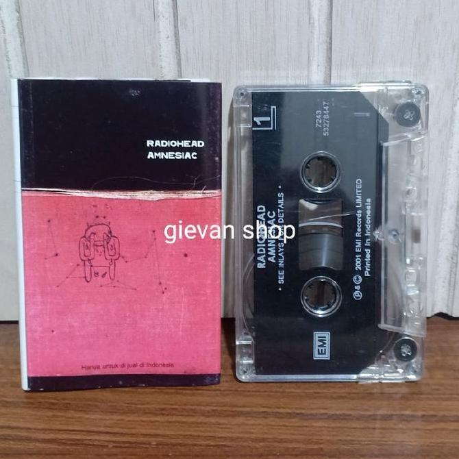 Kaset Pita Tape Radiohead Amnesiac