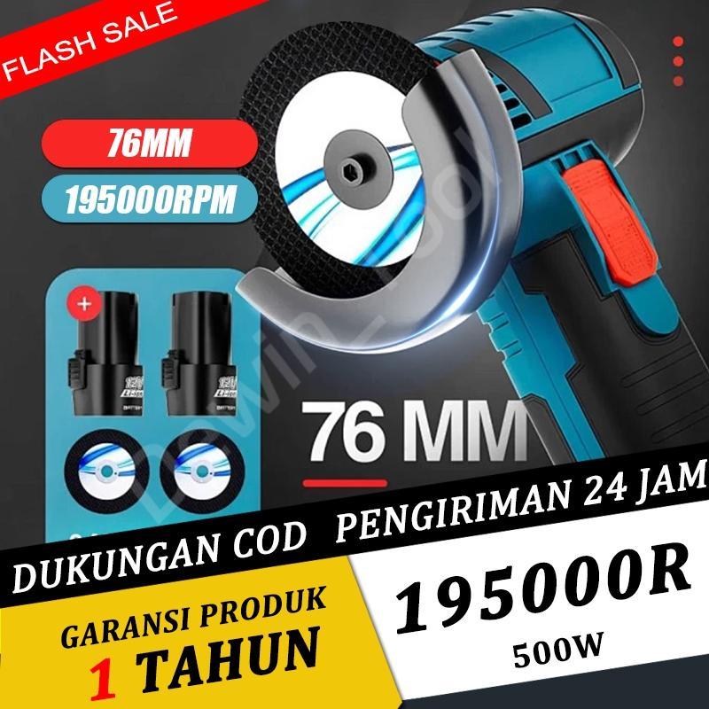 Gerinda Listrik Baterai Cordless 195000Rpm Gerinda Mini 12V Gerinda Tangan