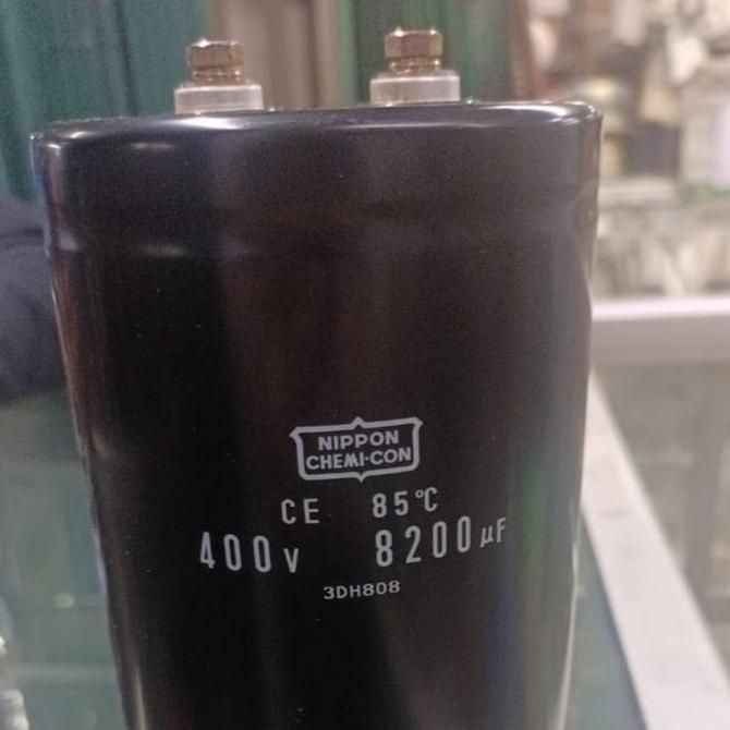 Kapasitor Elco Nippon Chemicon 8200 Uf 400 V Terbaik