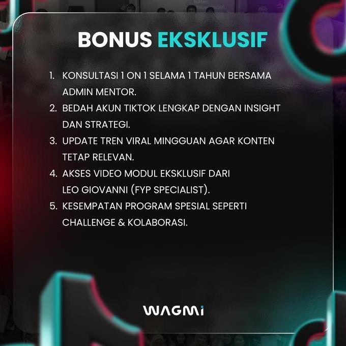 TAMARASELLER51 - [ STEVEN STENLY X WAGMI ] KONSULTASI FYP PRIVATE 1 TAHUN + BUKU + REKAMAN MODUL FYP