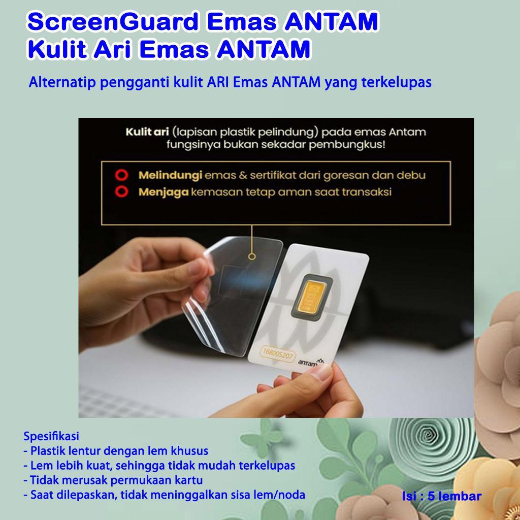 Plastik Pelindung Emas Antam / Kulit Ari Emas Antam
