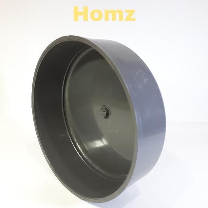 Floex- Dop 6" Inch D Soket /Cap 6 In Pvc /Tutup Pipa 6 Inchi Polos Tanpa Drat