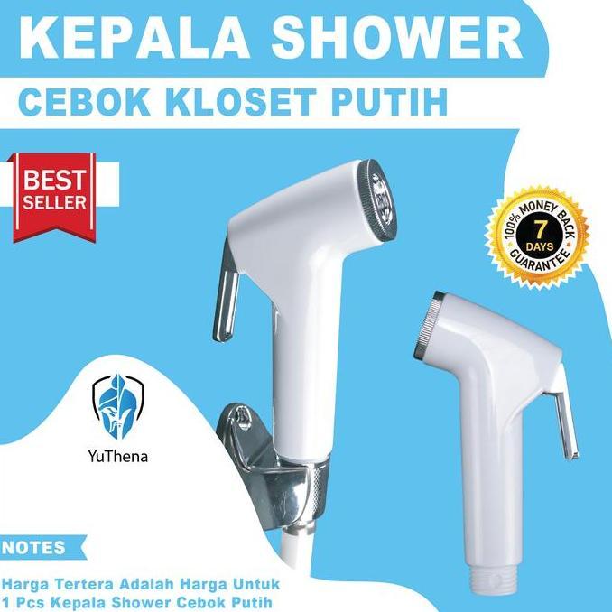 Kepala Jet Shower Putih-Kepala Shower Cebok Semprotan Cebok